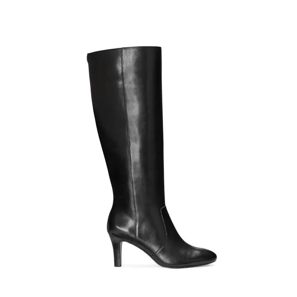 Ralph Lauren Womens 6 B Black Caelynn High Heel Boots DISPLAY OJ1